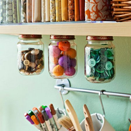 Craft Ideas Recycled on 13 Great Ways To Organize With Recycled And Repurposed Finds