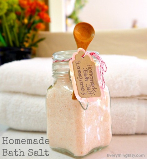 Homemade Bath Salt Tutorial - EverythingEtsy.com