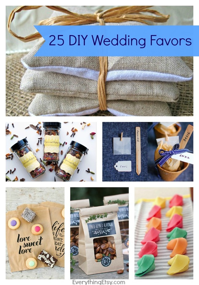 25 DIY Wedding Favors l Handmade Wedding Ideas on EverythingEtsy.com