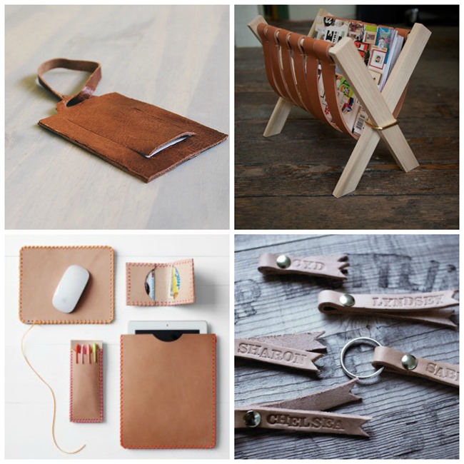 Leather DIY Gifts for Men- Tutorials on EverythingEtsy