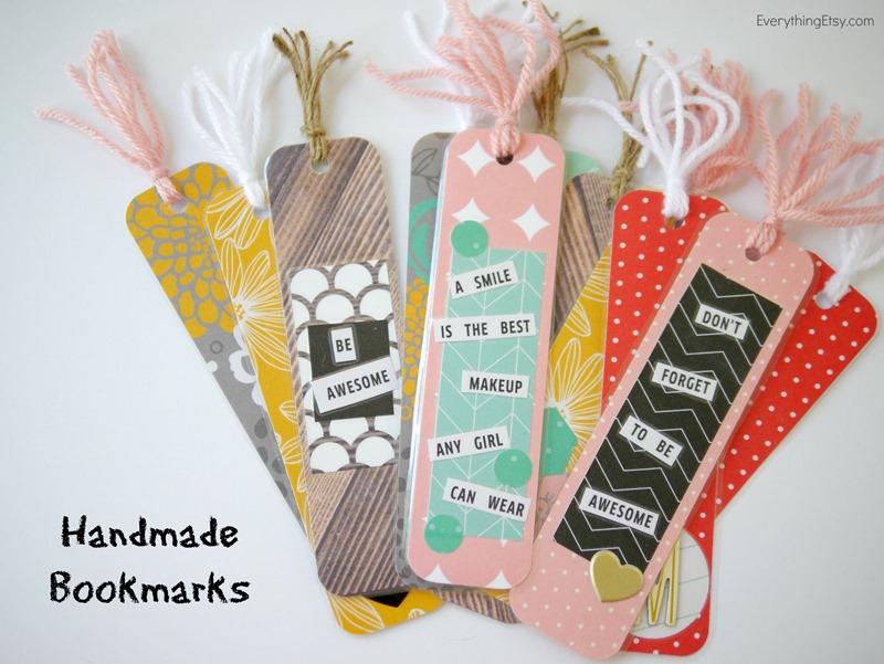 Handmade Bookmarks - DIY 