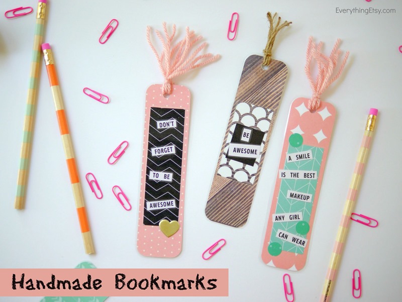 Handmade Bookmarks - EverythingEtsy.com