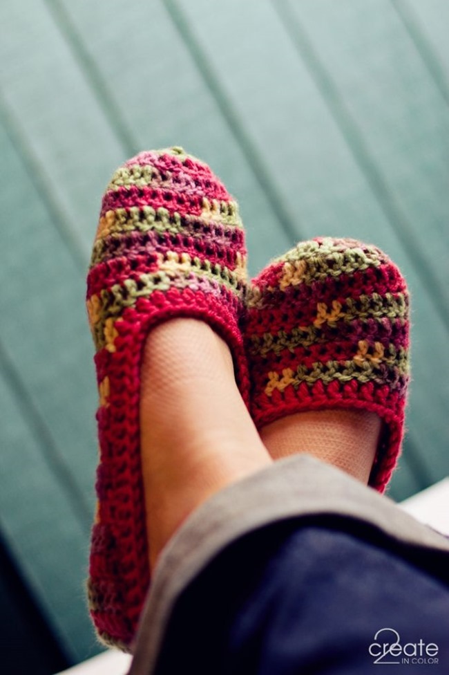 DIY Crochet Slipper Patterns 7 Free Designs