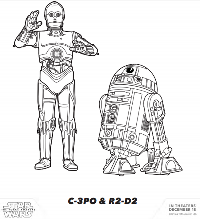 Star Wars Free Printable Coloring Pages for Adults Kids