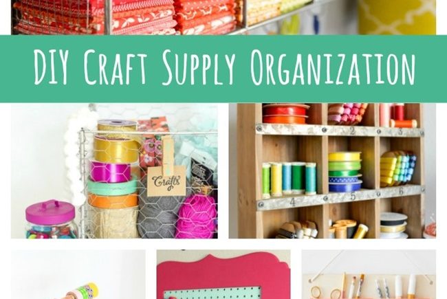 DIY Craft Supply Organization