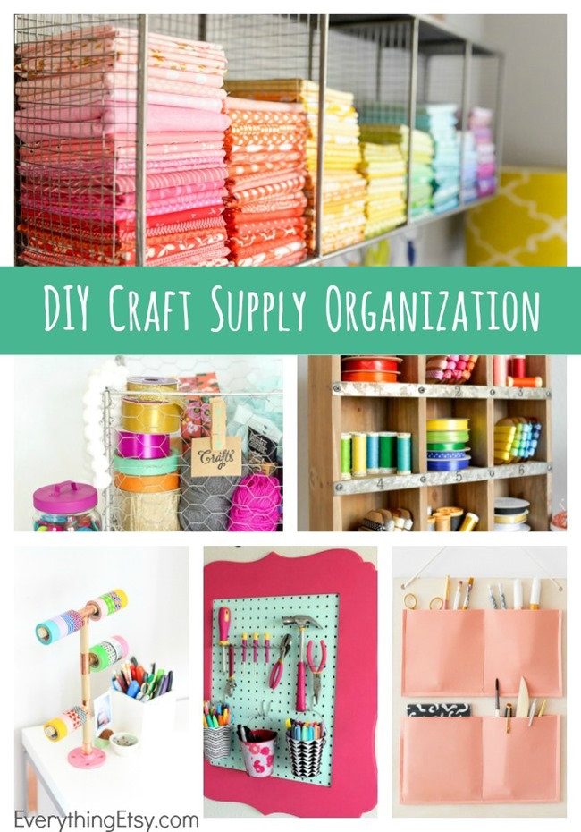 DIY Craft Supply Organization