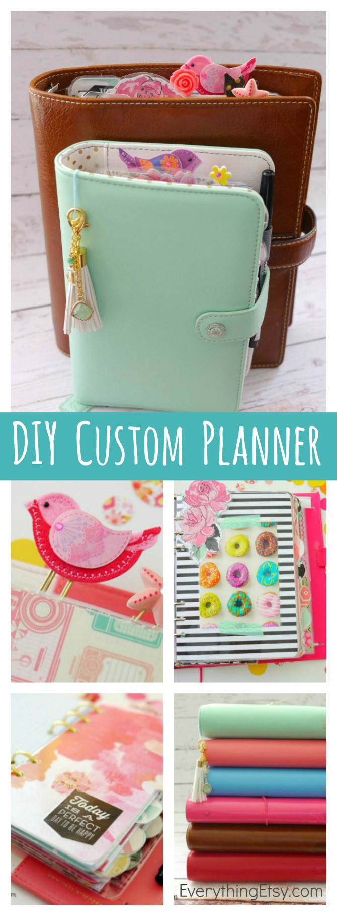 DIY Custom Planner - Get Organized in Style! KimberlyLayton.com