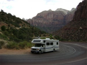 zion Our Rolling Studio - Nice View Huh?