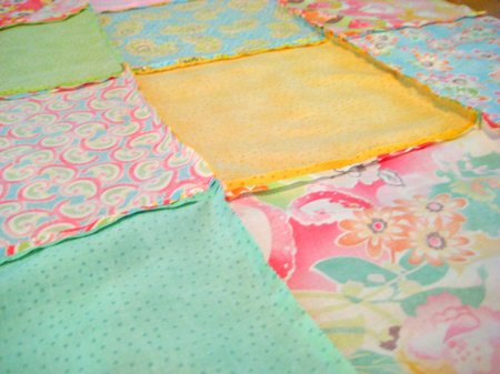 back of quilt