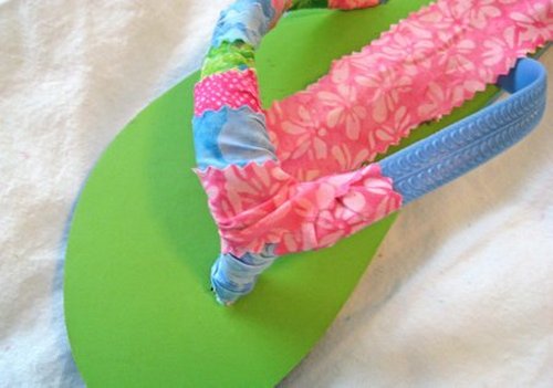 Flip Flops - Make Your Own With Fabric Scraps! {Tutorial ...