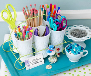 Scrapbook Supplies - 10 Simple Storage Solutions 