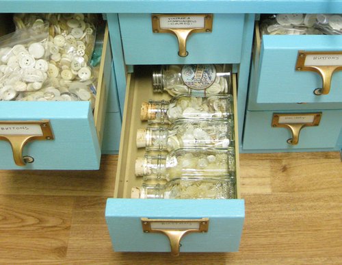 Craft Spaces Cathe holden ButtonDrawers