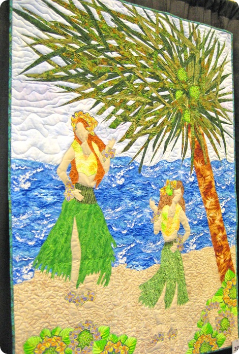 hula girl quilt