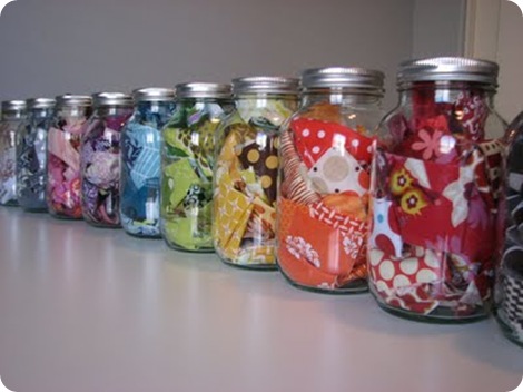 16 - fill your jars with prettiness.