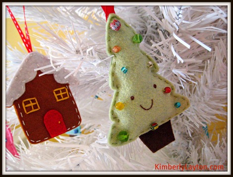 Christmas Tree and House Ornaments 1