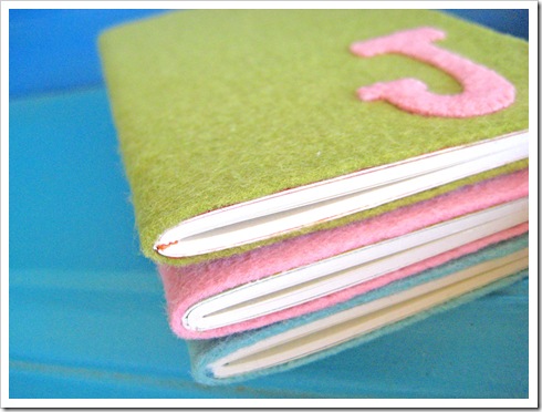 felt notebooks tutorial 3