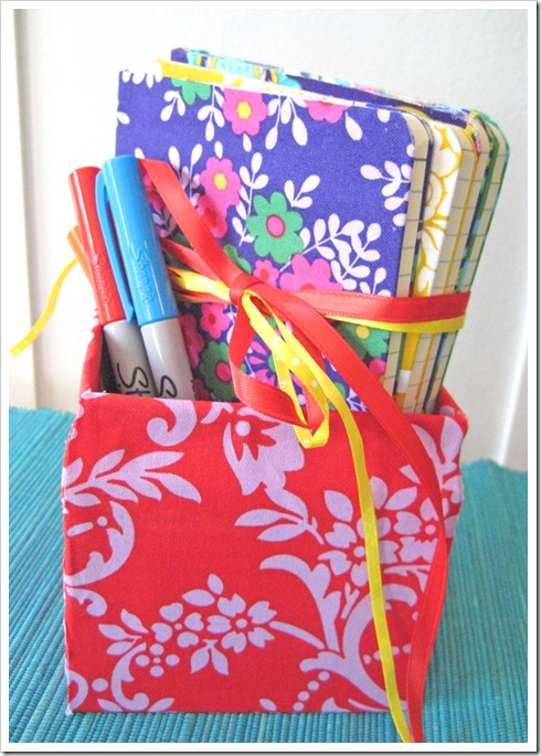 fabric covered box set