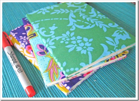 fabric covered notebooks 2