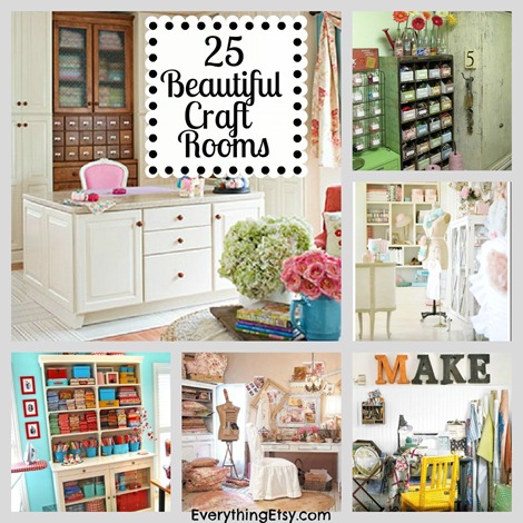 25 Beautiful Craft Rooms - Inspiration - EverythingEtsy.com