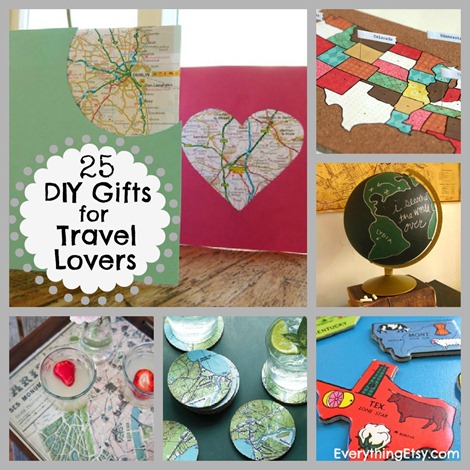 25 DIY Gifts for Travel Lovers on EverythingEtsy.com