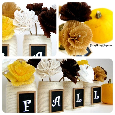 Easy DIY Fall Chalkboard Jars  ~  EverythingEtsy.com