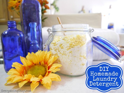 Homemade Laundry Detergent Recipe on EverythingEtsy.com