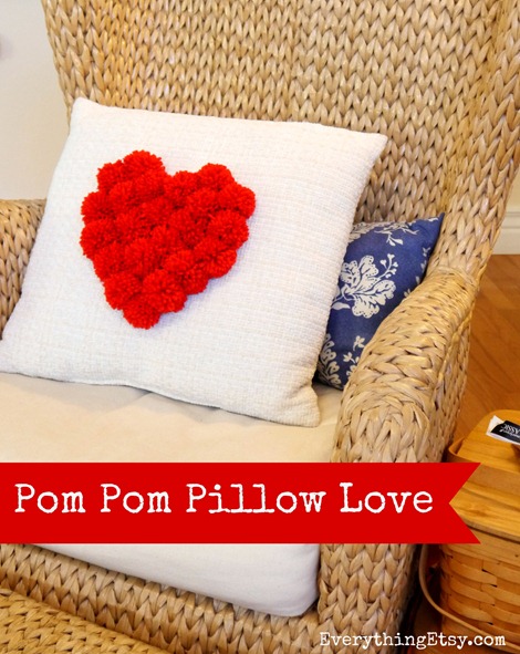 Pom Pom Pillow Love {DIY}