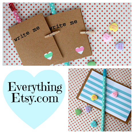 Valentines Day Mini Notebooks ♥ EverythingEtsy.com  