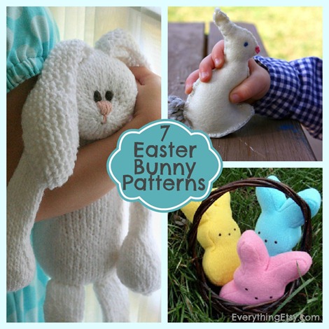 7 Easter Bunny Patterns on EverythingEtsy.com