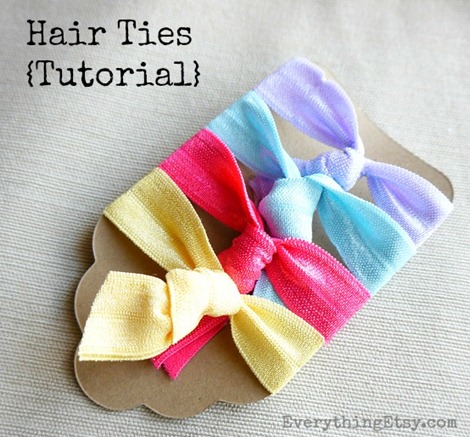 Hair Ties Tutorial 