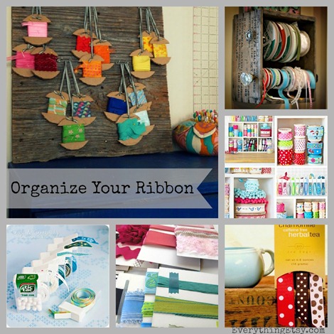 Organize Your Ribbon {18 Inspiring Ideas} on EverythingEtsy.com