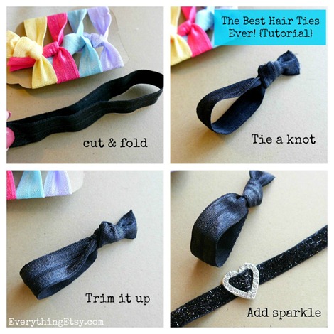 The Best Hair Ties Ever! {DIY on EverythingEtsy.com}