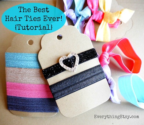 The Best Hair Ties Ever {Tutorial} on EverythingEtsy.com