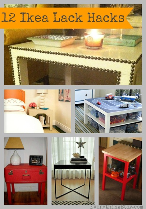 12 Ikea Lack Table Hacks - DIY Decor Projects on EverythingEtsy.com