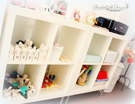 craft room - shelving - kim jeffress