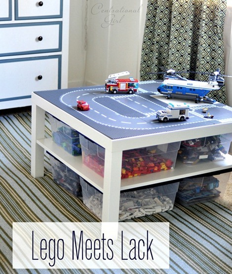 ikea lack table to lego table