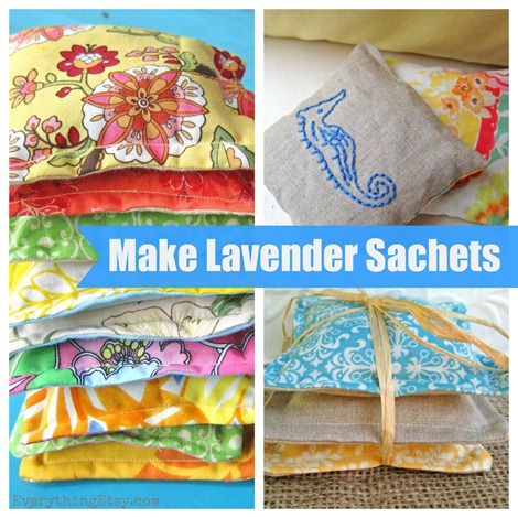 DIY Lavender Sachets...great gifts!
