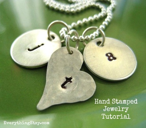 Hand Stamped Jewelry Tutorial - Everything Etsy