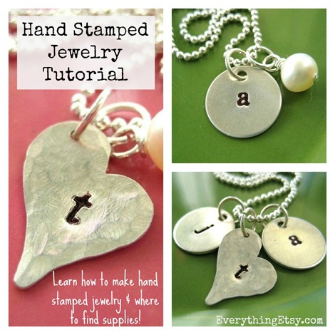 Hand Stamped Jewelry Tutorial on EverythingEtsy.com