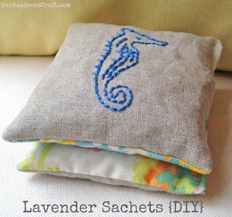 Seahorse Sachet {DIY}