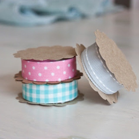 diy ribbon spool