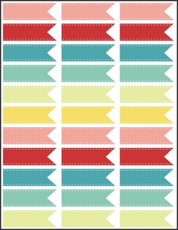 2.83 x 1 Free Printable Labels - 33 per sheet