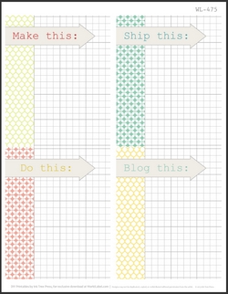 4x5 Free Printable -- 4 per sheet