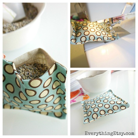 lavender sachets - last steps