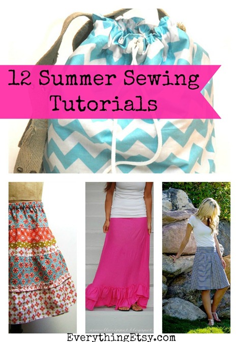 12 Simple Sewing Patterns for Summer on @EverythingEtsy