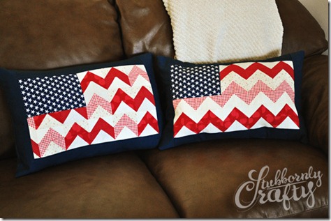 Flag Pillow Tutorial 6