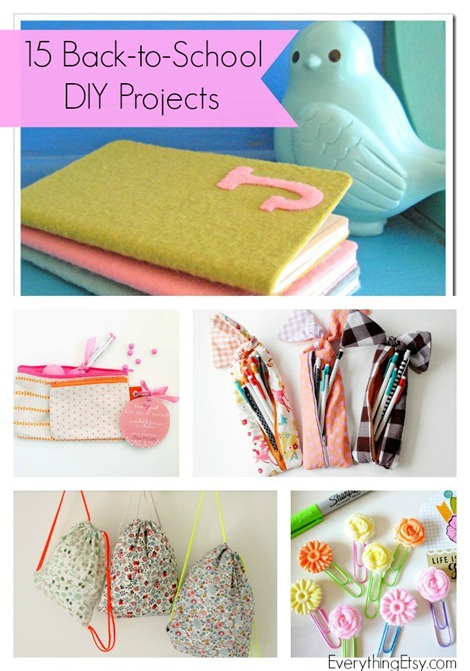 15 Back to School DIY Projects @EverythingEtsy