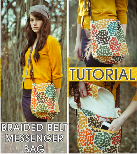 Back to School DIY Messenger Bag