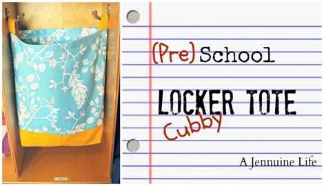 Back to School Locker Tote Tutorial