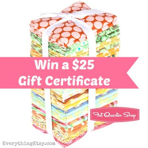 Fabric Giveaway @EverythingEtsy